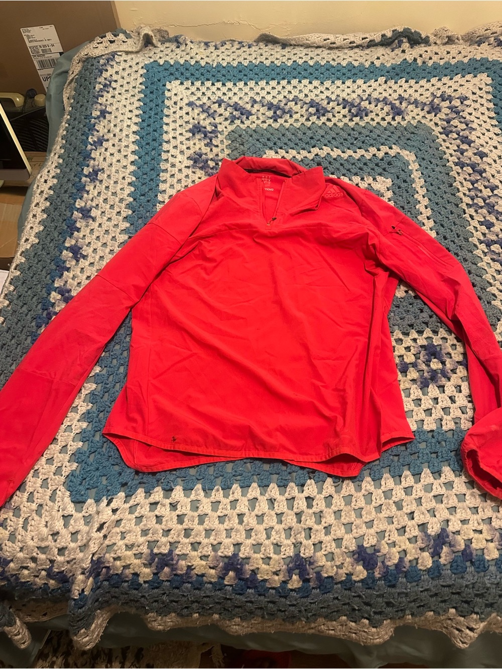adidas Supernova Running Top in Vibrant Red